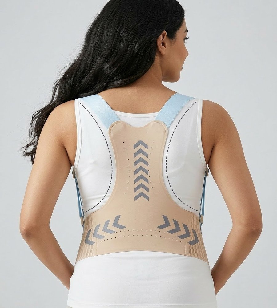 Vue dos — système de soutien Momybelly avec correction posturale